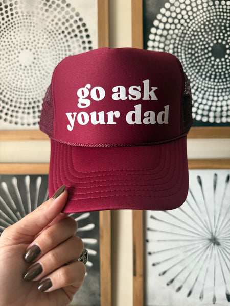 Go Ask Your Trucker - Maroon