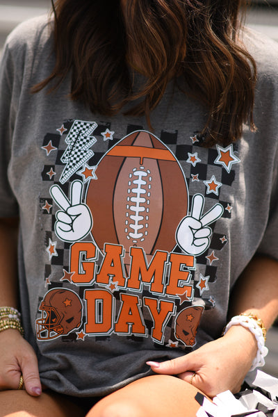 Game Day Football Peace Tee