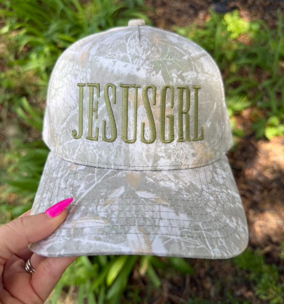 JESUSGRL Camo Hats