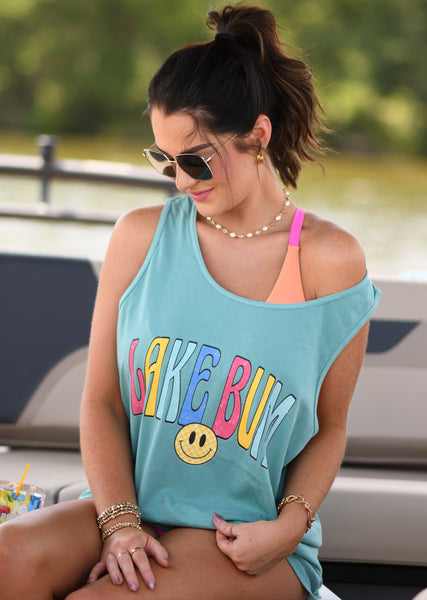 Lake Bum Smiley Tank/Tee