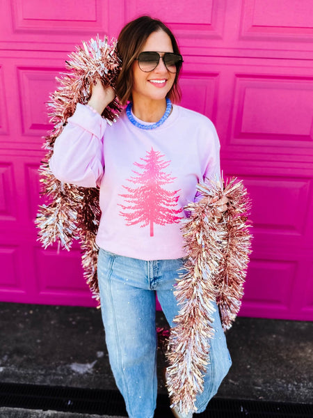 Merry Metallic Tree Sweatshirt