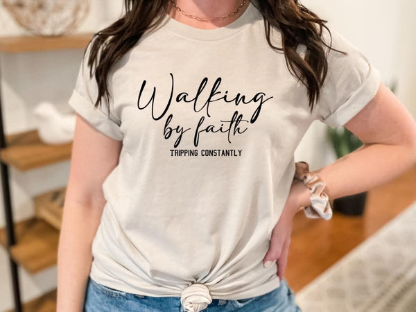 Walking Bt Faith Graphic Tee
