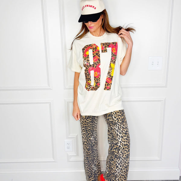 87 Leopard Tee