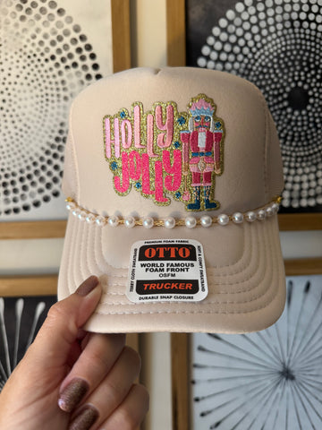 Holly Jolly Nutcracker Trucker