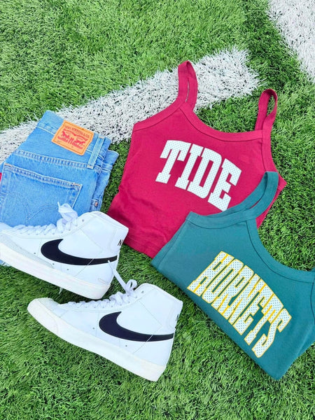 Custom Mascot Cropped Tank