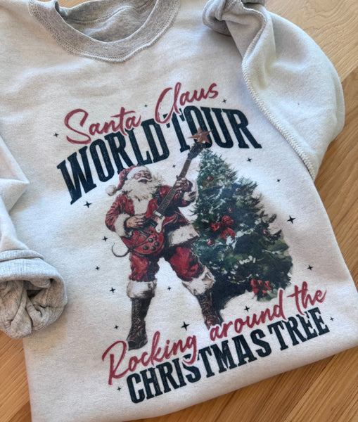 Santa Claus World Tour Graphic Sweatshirt