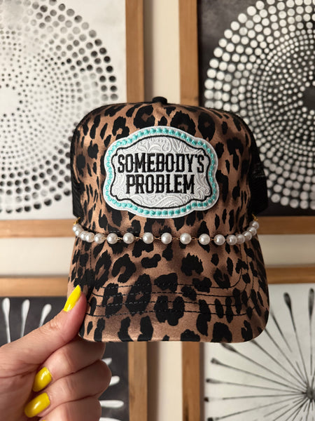 Somebody’s Problem Leopard Cap