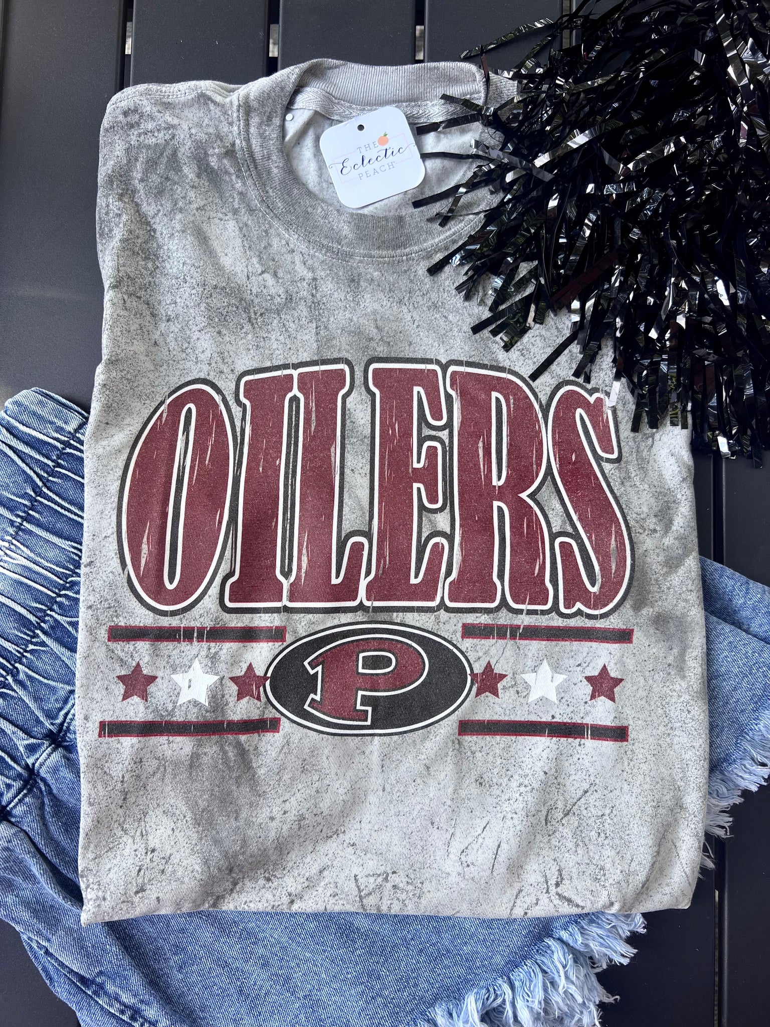 Oilers Colorblast Tee