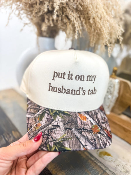 Put It On My Husband's Tab Camo