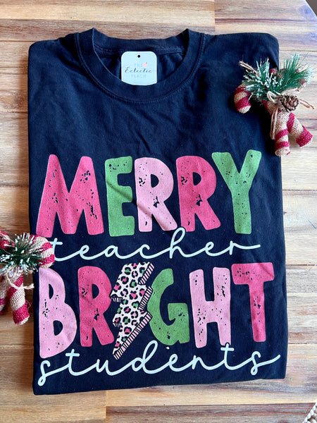 Merry Teacher Tee/Sweatshirt