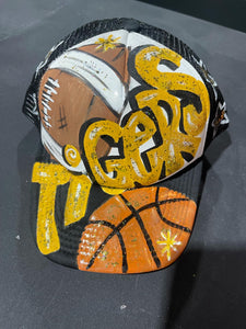 Custom Hand Painted Game Day Hats