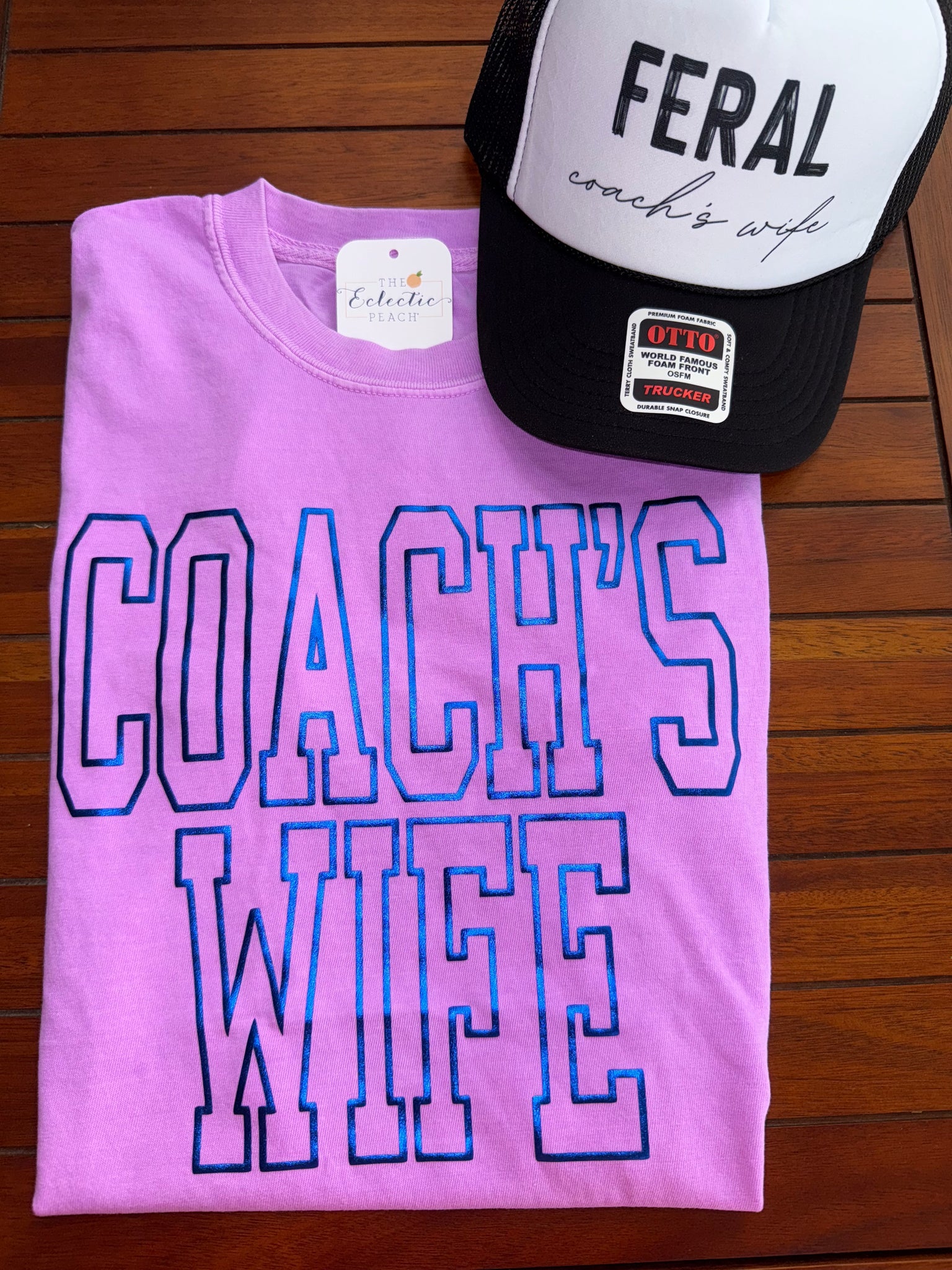 Metallic Coach's Wife Tee