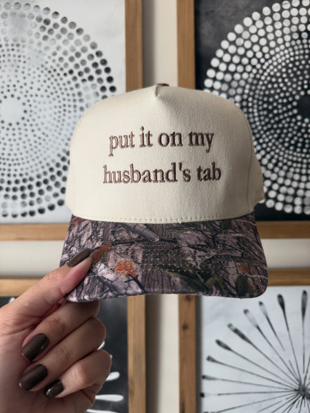 Put It On My Husband's Tab Camo