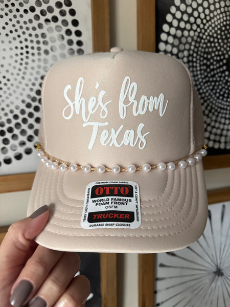 She's From Texas Trucker *7 Color Options