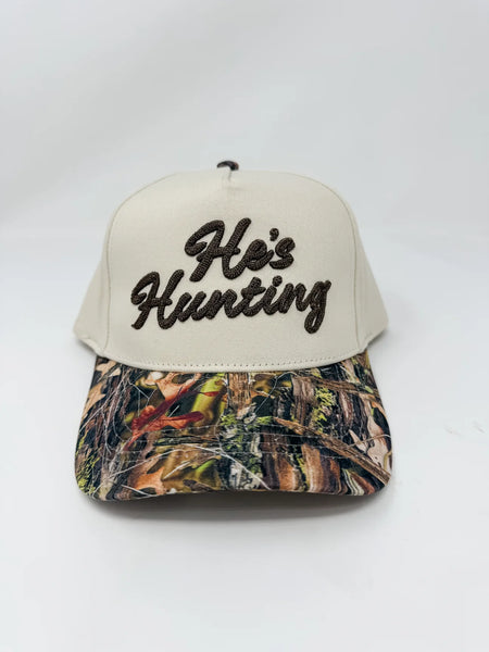 He’s Hunting Camo Cap
