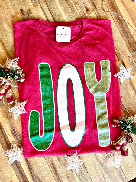 Joy Glitter Tee