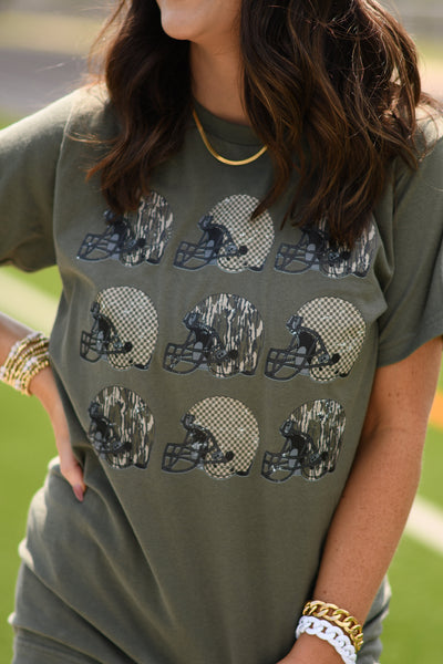 Camo Helmets Tee