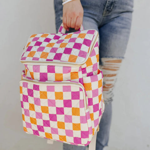 Checkered Pattern Bags