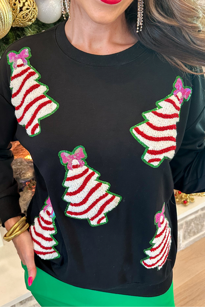 Christmas Tree Snack Pullover