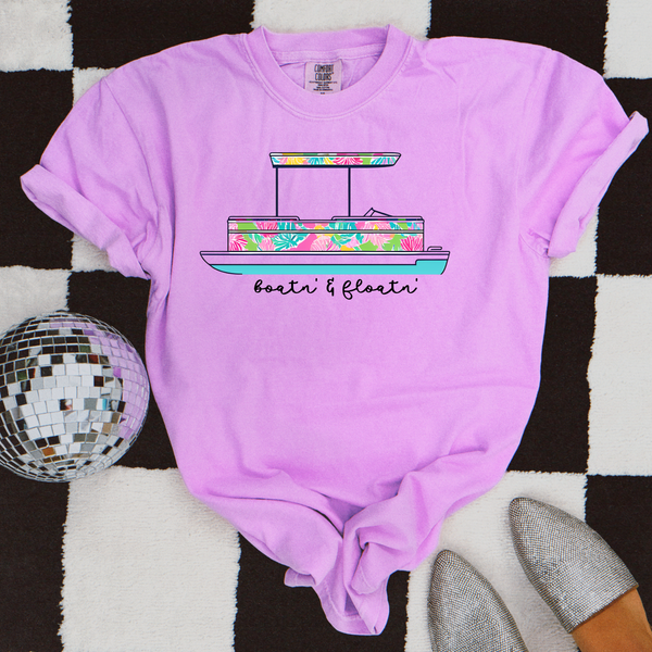 Boatin & Floatin Summer Graphic Tee