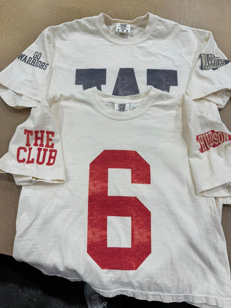 Custom Distressed Team Spirit Tee