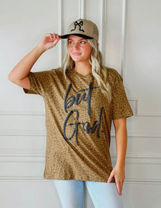 Puff But God Leopard Tee