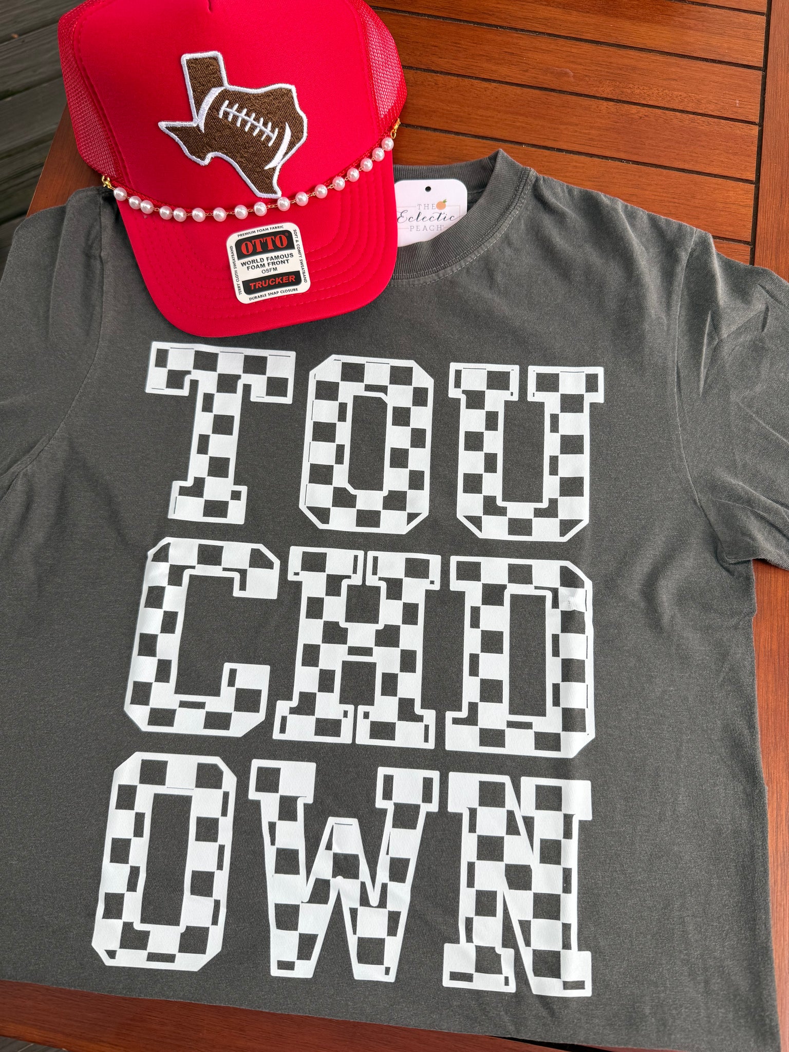 Touchdown Checkered Tee