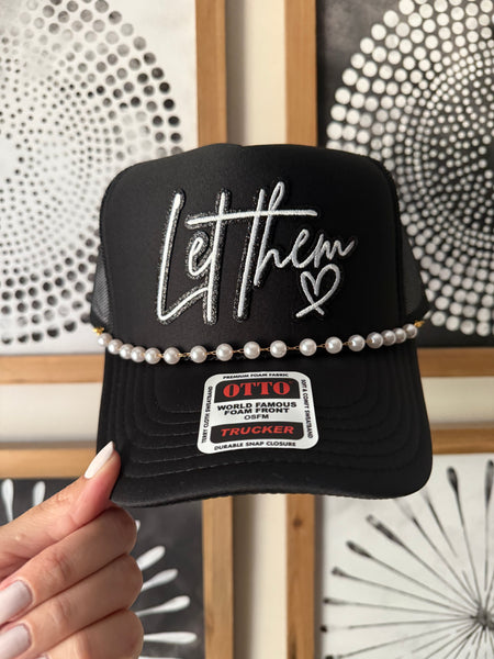 Glitter Let Them Trucker