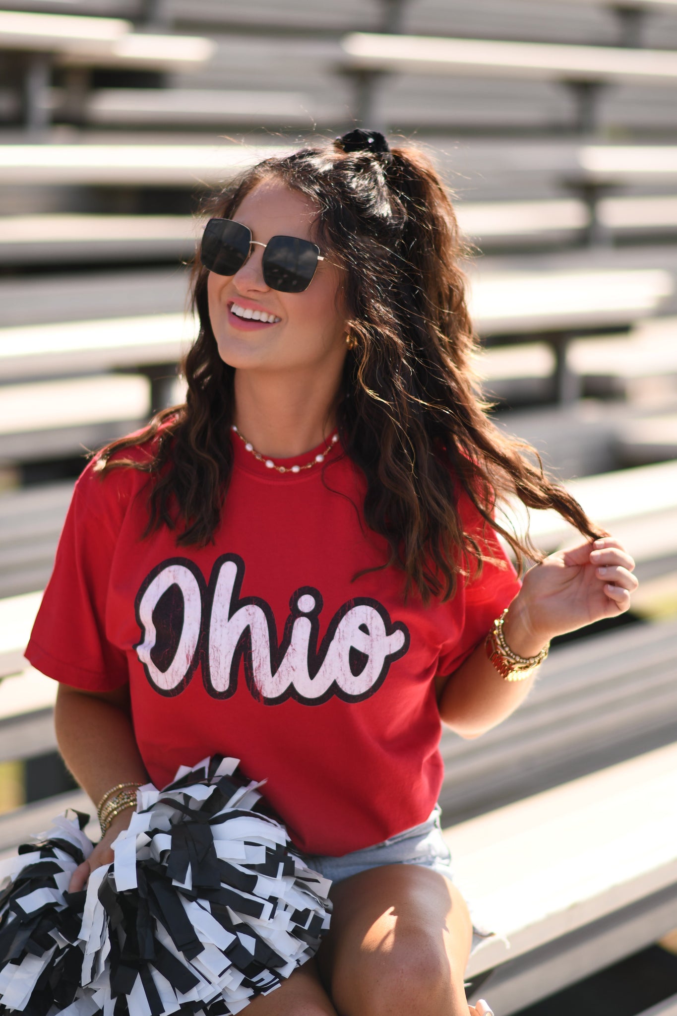 Ohio Distressed Tee