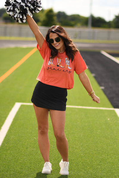 Orange Game Day Boots Tee
