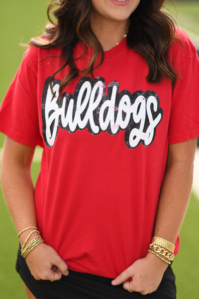 Bulldogs Distressed Tee