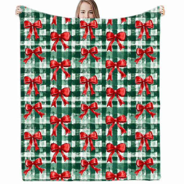 Christmas Bows Blanket *Pre Order* *CIJ SPECIAL*