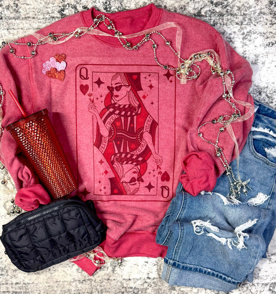 Vintage Inside Out Valentine Sweatshirts