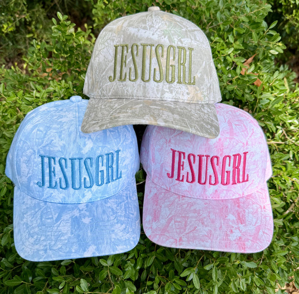 JESUSGRL Camo Hats