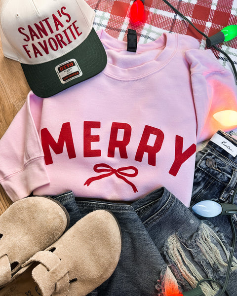 Merry Bow Sweatshirt