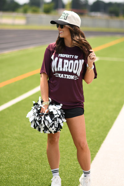 Property of Maroon and White Tee