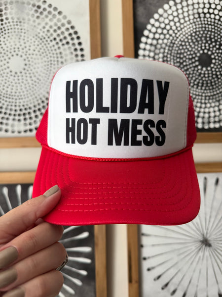 Holiday Hot Mess Trucker