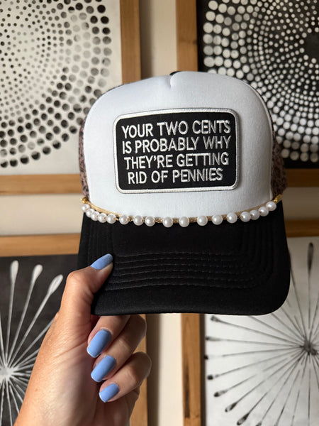 Two Cents Leopard Trucker