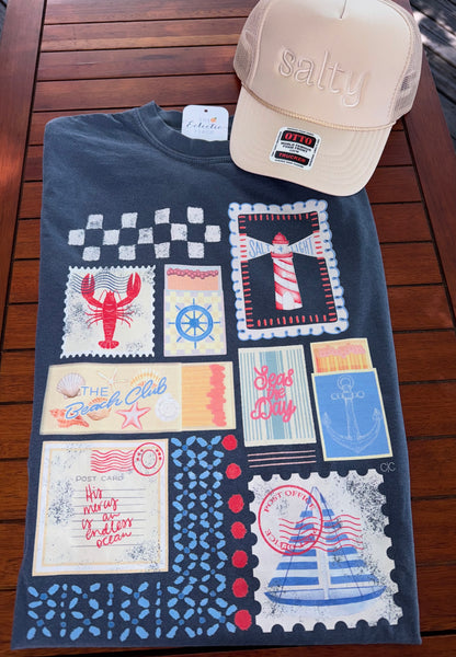 Seas The Day Stamp Tee
