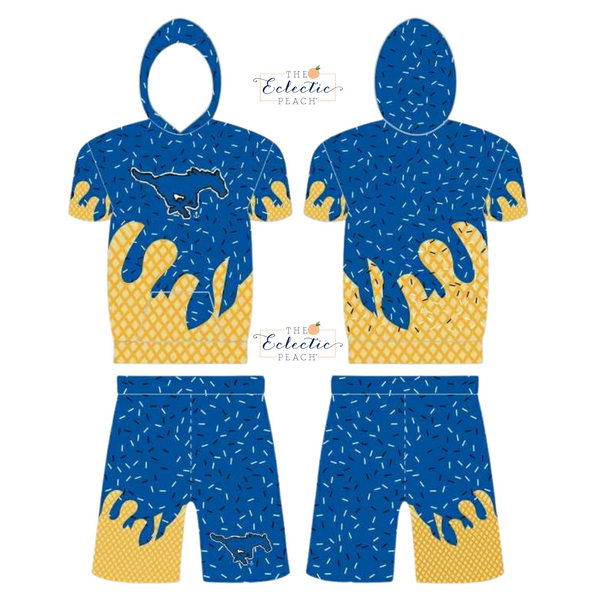 Friendswood Mustangs x Ice Cream Drip Set