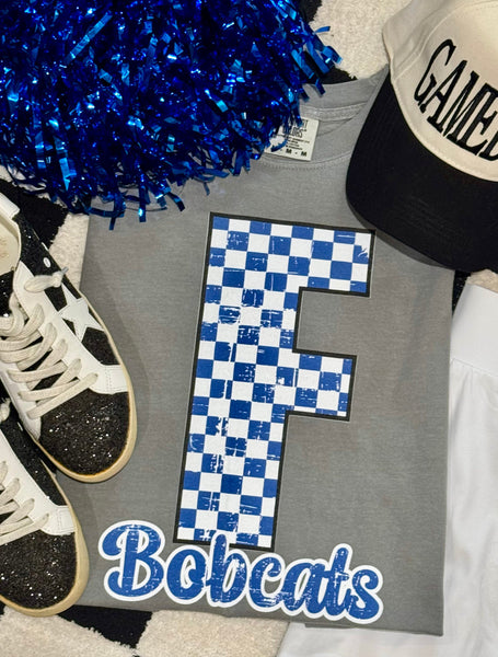 Checkered Custom Mascot Tee