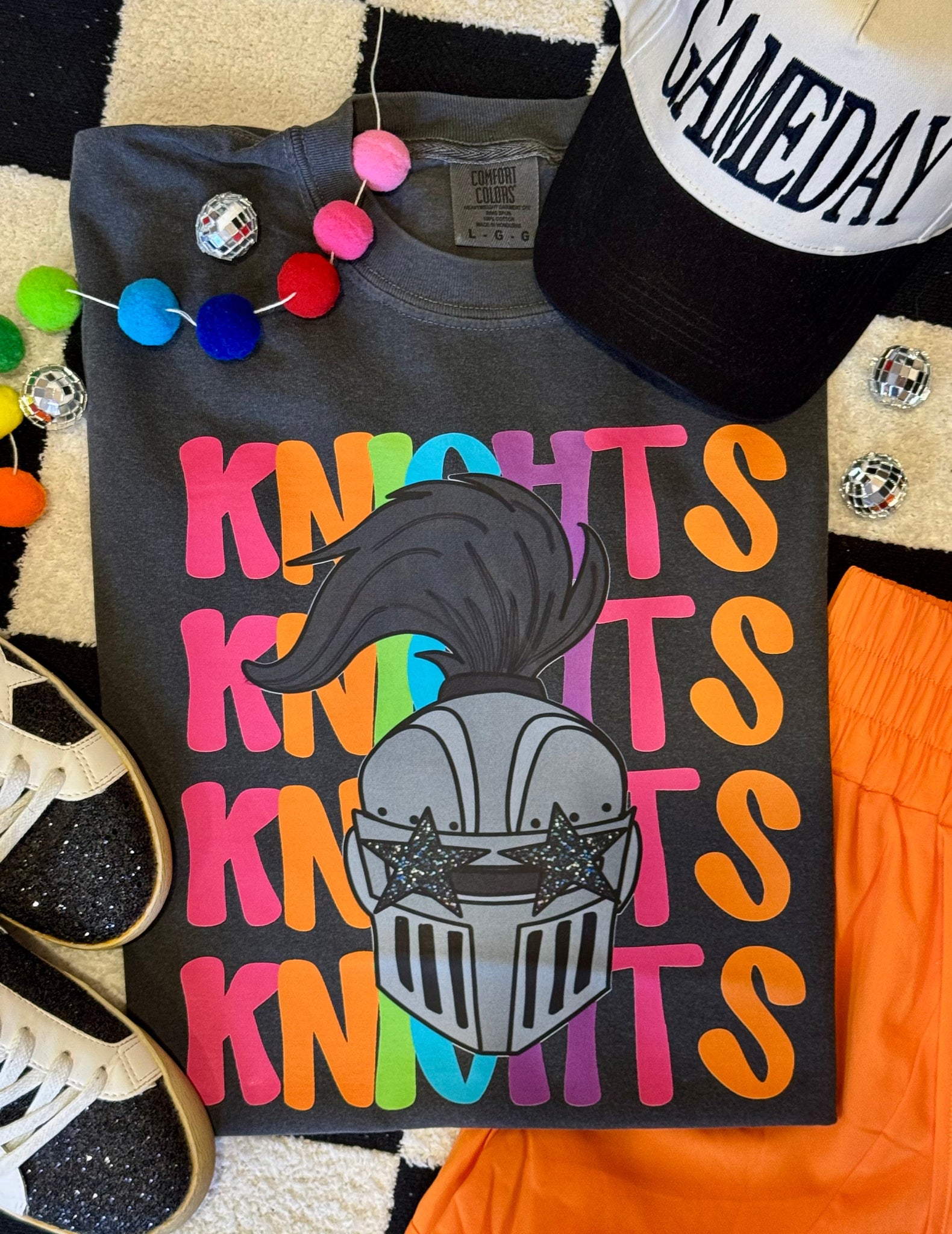Knights Neon Mascot Tee