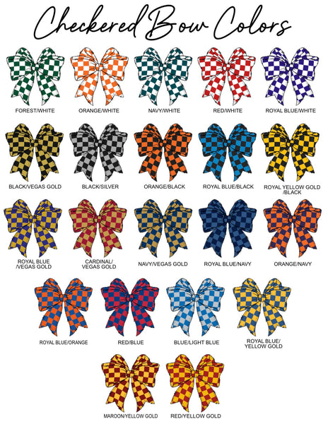 Checkered Bow Custom Tee