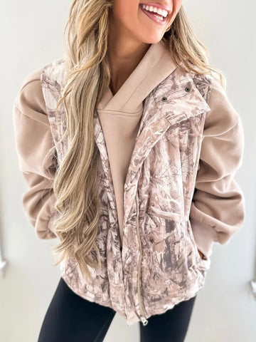 Dark Camo Puffer Vest *Preorder