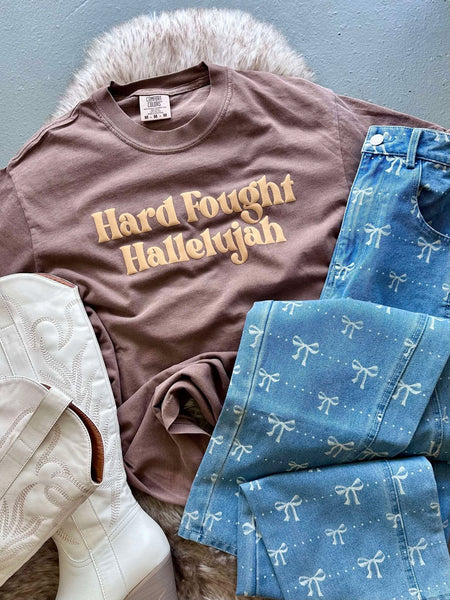 Hard Fought Hallelujah Puff Tee