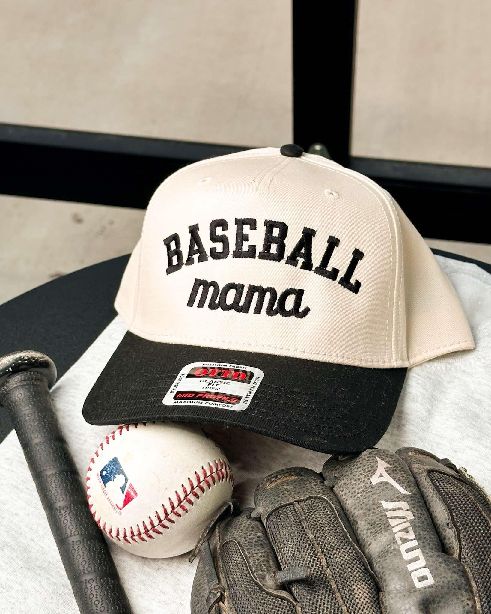 Baseball Mama Embroidered Cap