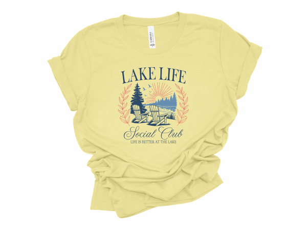 Lake Life Social Club Summer Graphic Tee