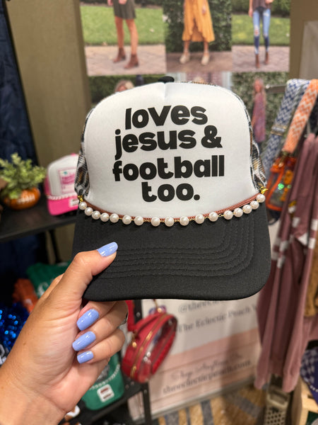 Loves Jesus & Football Trucker