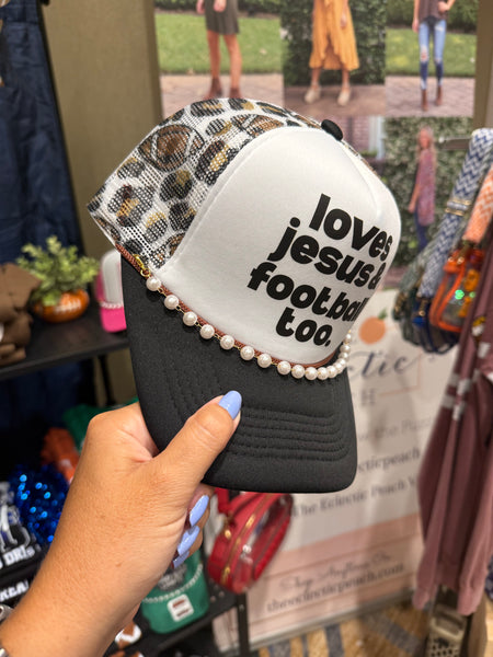 Loves Jesus & Football Trucker