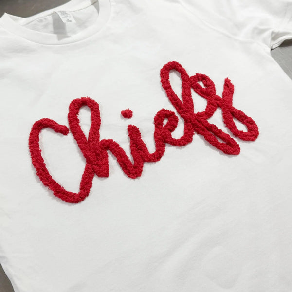 Custom Chenille Yarn Sweatshirt